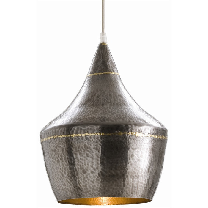 Arteriors 42413 One Light Pendant, Dark Natural Iron