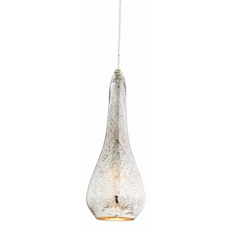 Arteriors 42514 One Light Pendant, Antique Mercury