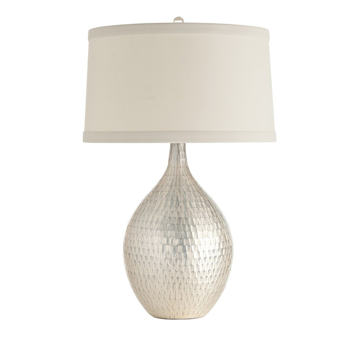 Arteriors 46727-780 One Light Table Lamp, Distressed Silver