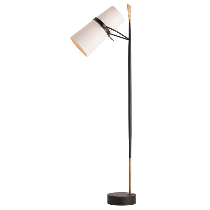 Arteriors 79680 Two Light Floor Lamp, Antique Black