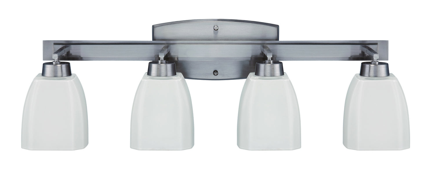 Craftmade 14728BNK4 Four Light Vanity, Brushed Nickel
