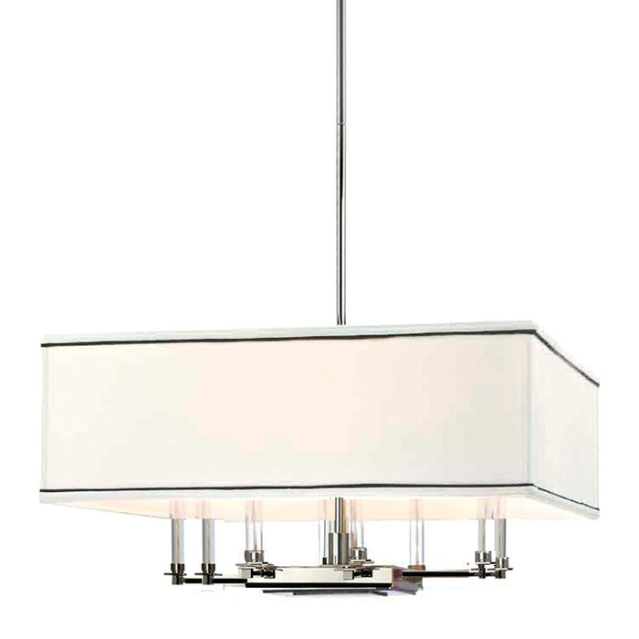 Hudson Valley 2924-PN Eight Light Chandelier, Polished Nickel