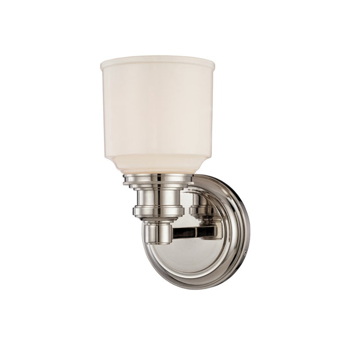 Hudson Valley 3401-SN One Light Bath Bracket, Satin Nickel