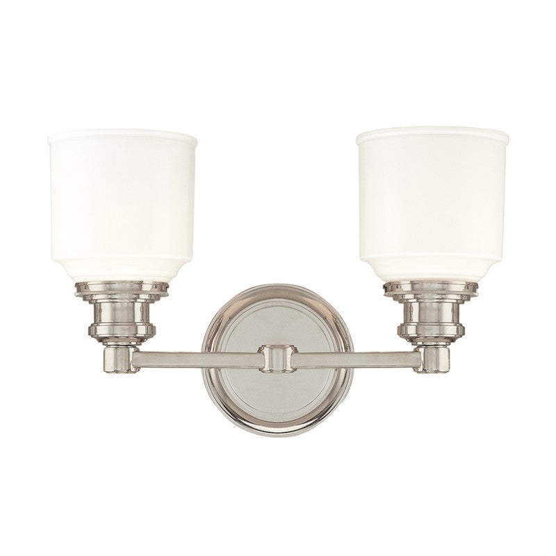 Hudson Valley 3402-PN Two Light Bath Bracket, Polished Nickel