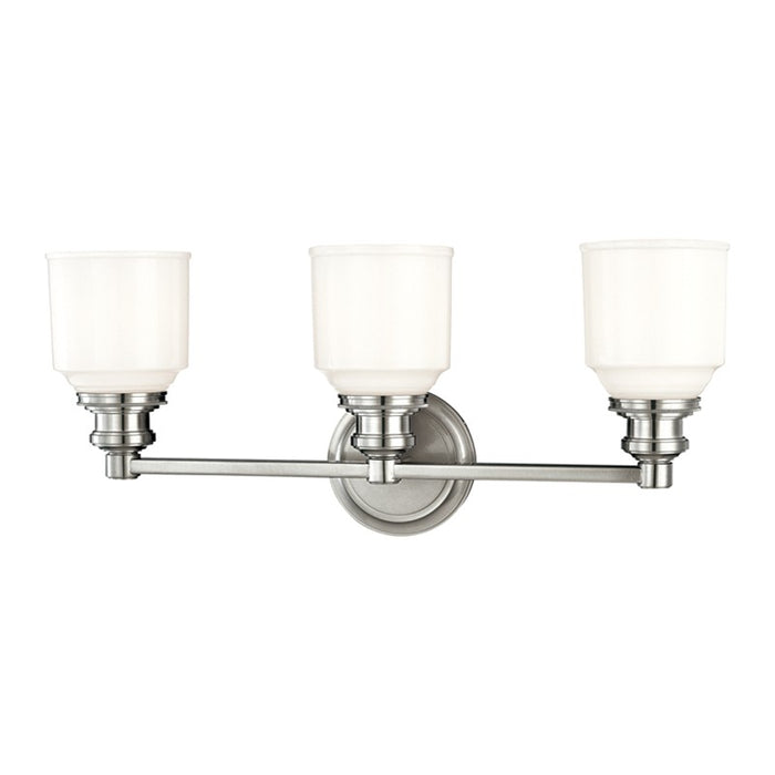 Hudson Valley 3403-PN Three Light Bath Bracket, Polished Nickel