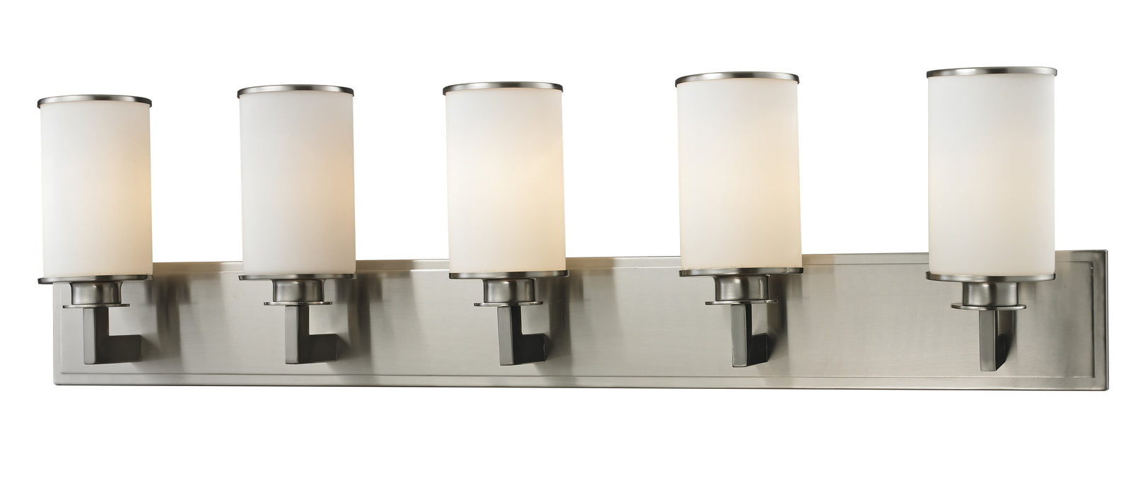 Z-Lite 412-5V Five Light Vanity, Brushed Nickel