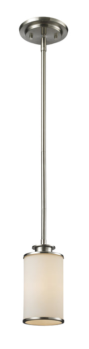 Z-Lite 412MP One Light Pendant, Brushed Nickel