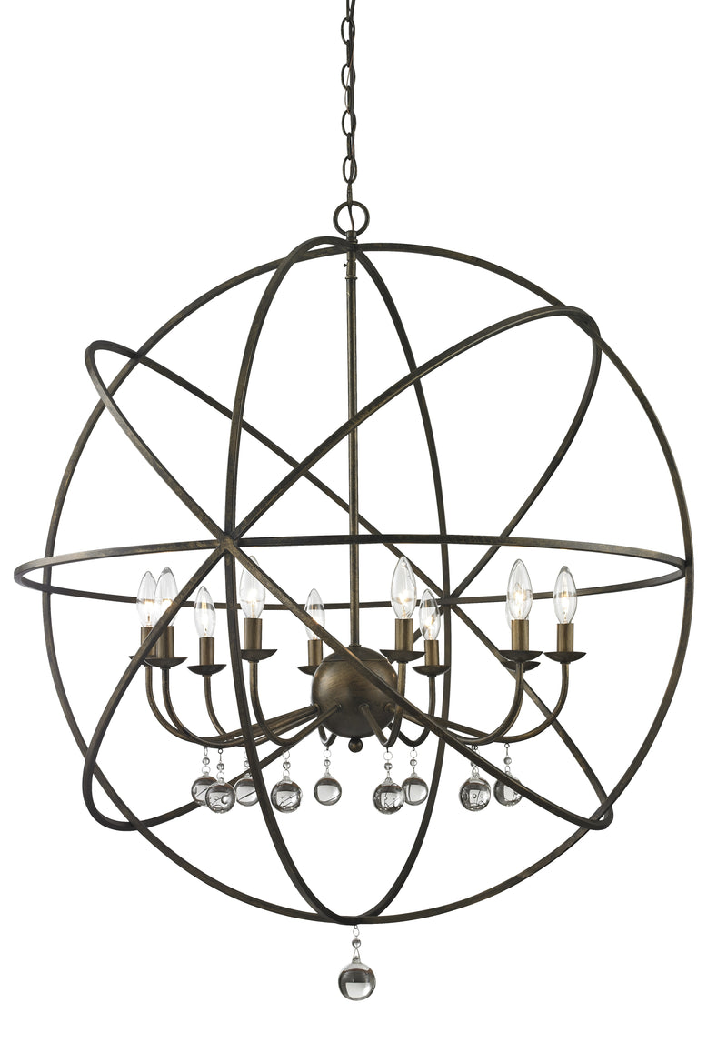 Z-Lite 416-36 Ten Light Chandelier, Golden Bronze