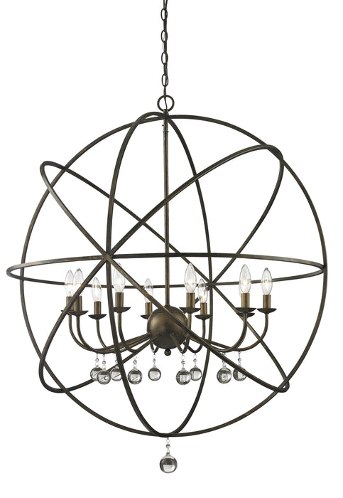 Z-Lite 416-36 Ten Light Chandelier, Golden Bronze