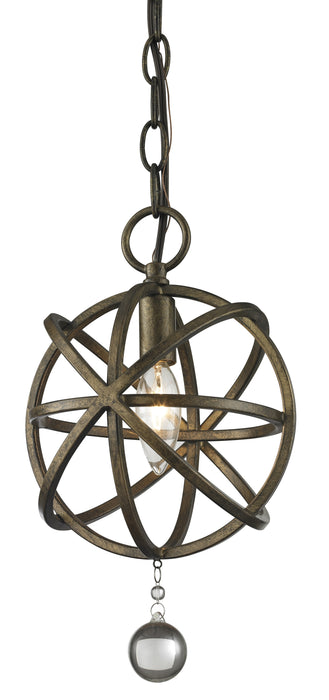 Z-Lite 416-8 One Light Pendant, Golden Bronze
