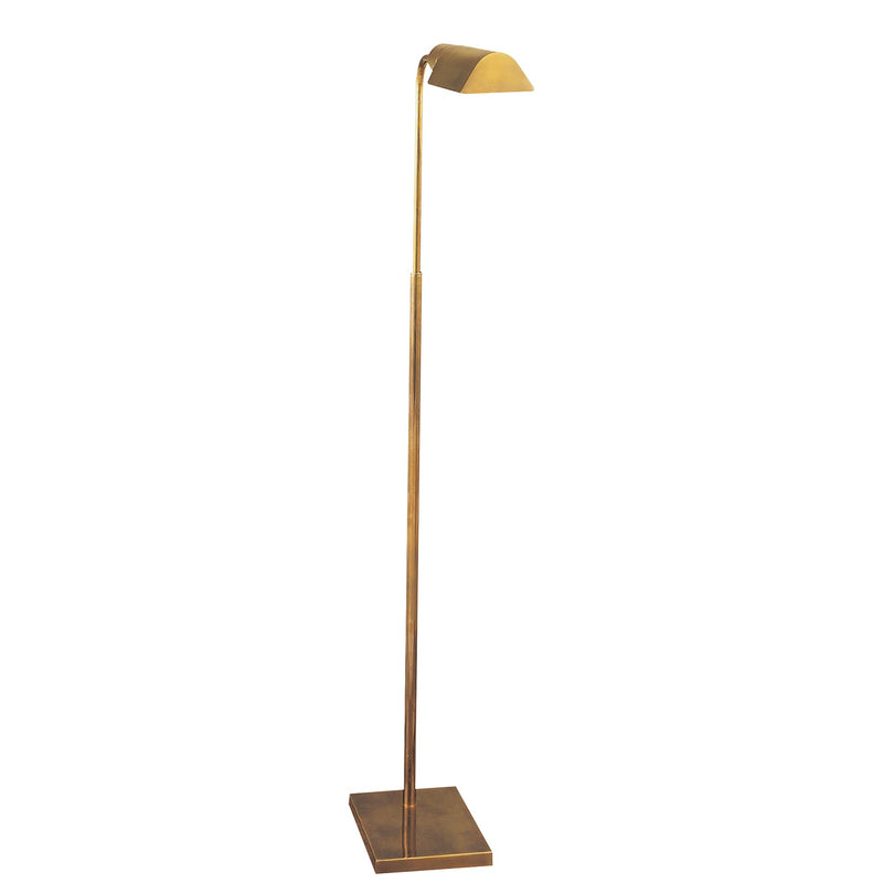 Visual Comfort Signature 91025 HAB One Light Floor Lamp, Hand-Rubbed Antique Brass