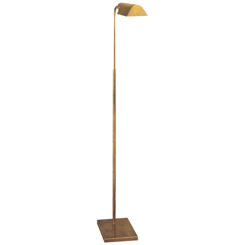 Visual Comfort Signature 91025 HAB One Light Floor Lamp, Hand-Rubbed Antique Brass