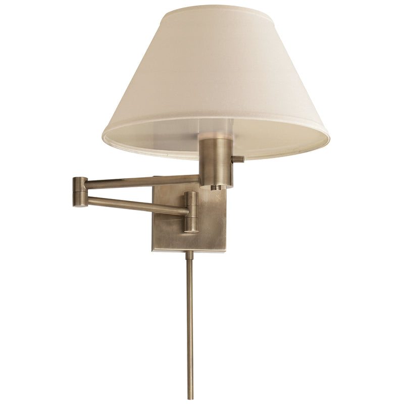 Visual Comfort Signature 92000D AN-L One Light Wall Sconce, Antique Nickel