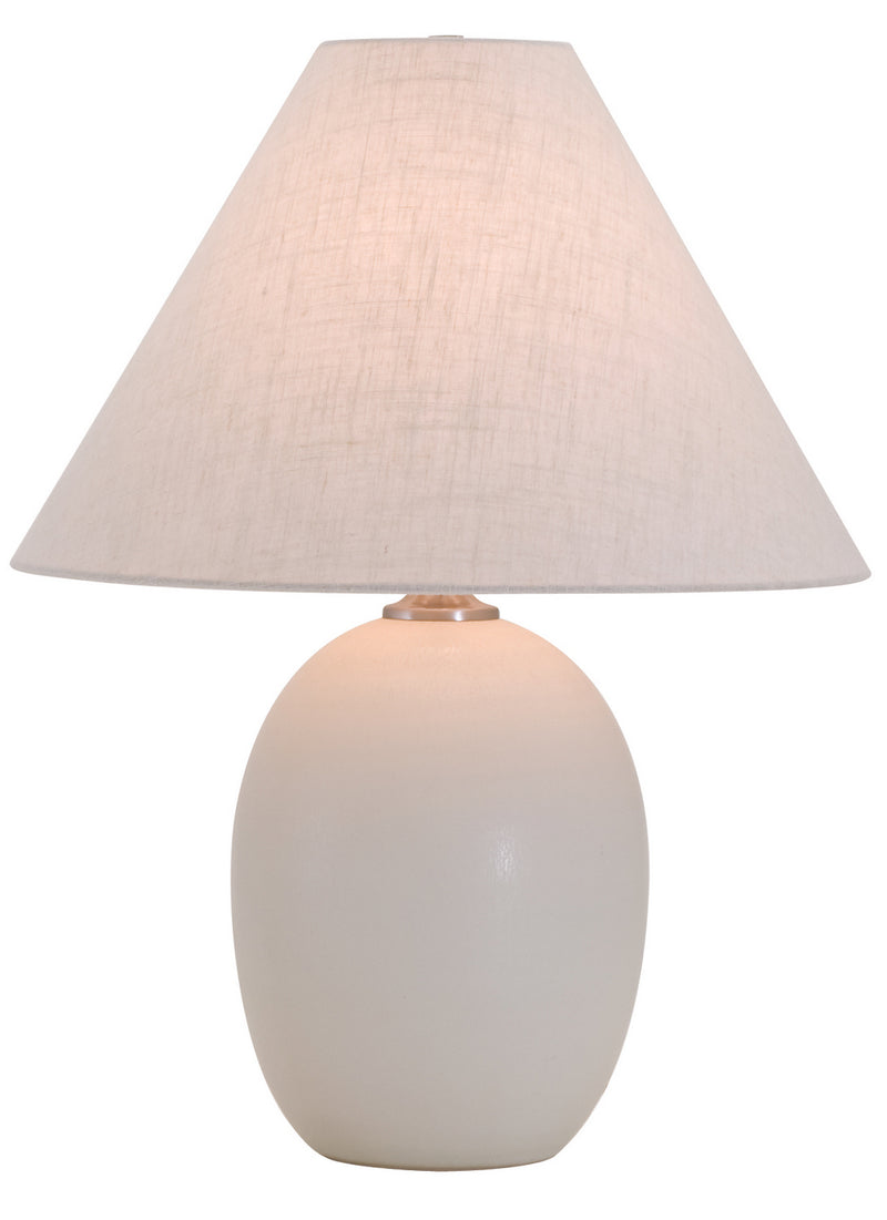 House of Troy GS140-WM One Light Table Lamp, White Matte
