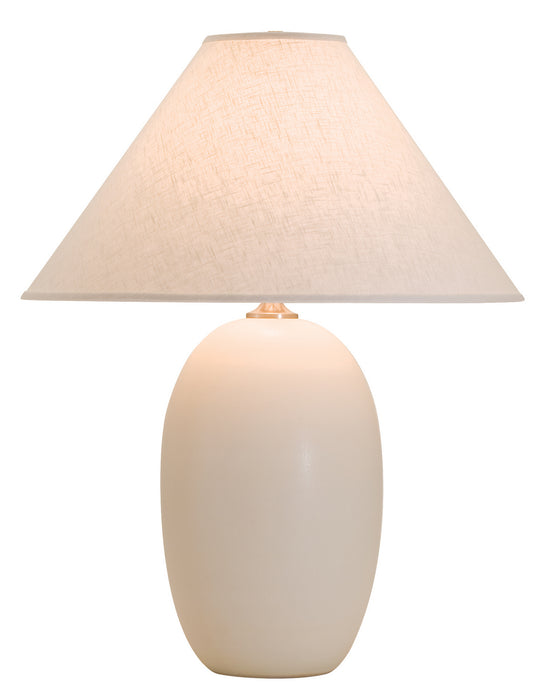 House of Troy GS150-WM One Light Table Lamp, White Matte