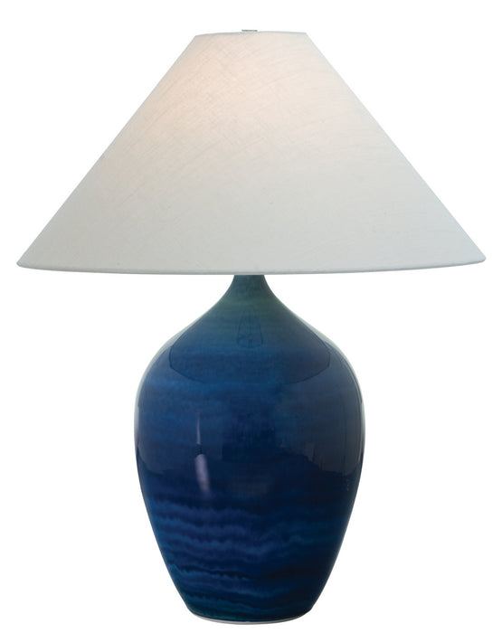 House of Troy GS190-BG One Light Table Lamp, Blue Gloss