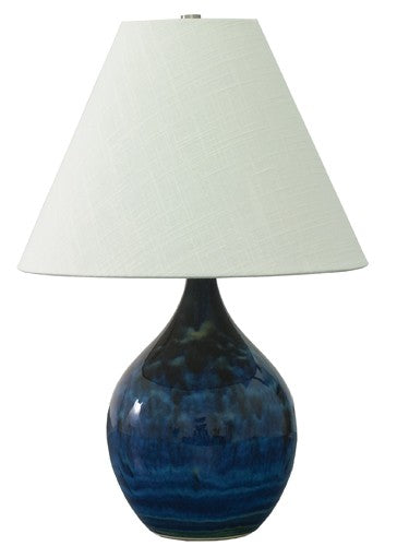 House of Troy GS200-MID One Light Table Lamp, Midnight Blue