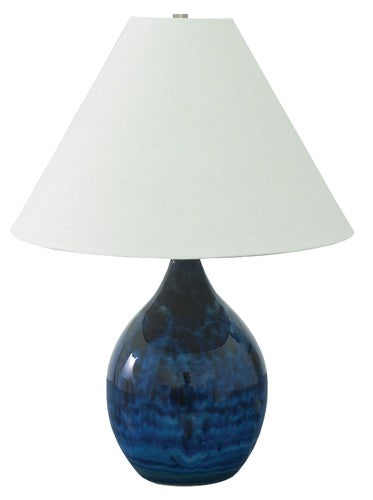 House of Troy GS300-MID One Light Table Lamp, Midnight Blue