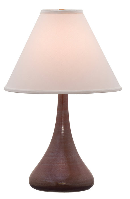 House of Troy GS800-IR One Light Table Lamp, Iron Red