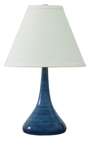 House of Troy GS802-BG One Light Table Lamp, Blue Gloss