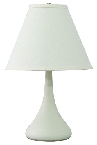 House of Troy GS802-WM One Light Table Lamp, White Matte
