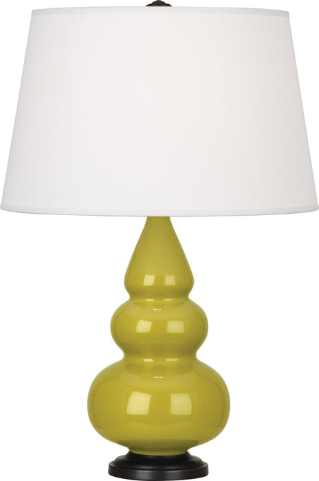 Robert Abbey CI31X One Light Accent Lamp, Citron Glazed Ceramic w/Deep Patina Bronzeed