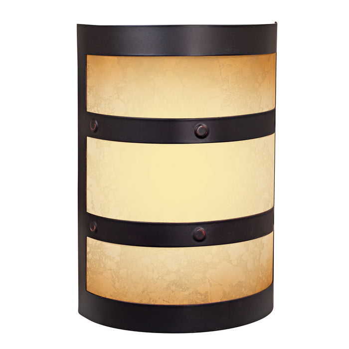 Craftmade ICH1415-OBG Half Cylinder Lighted Chime, Oiled Bronze Gilded