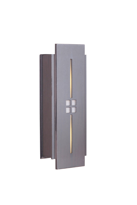 Craftmade TB1030-AI Tiered Mission Lighted Touch Button, Aged Iron
