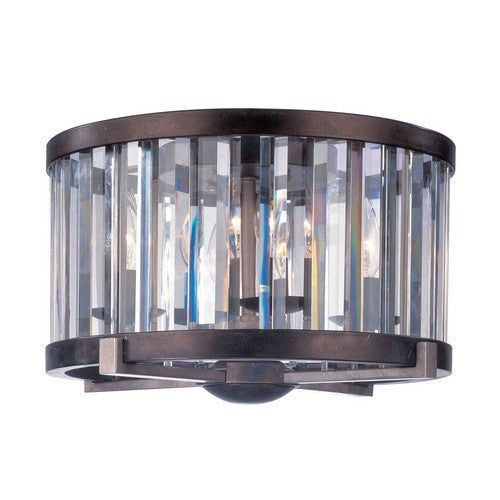 Kalco 2545GB Four Light Flush Mount, Grecian Bronze