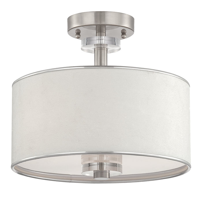 Eurofase 15330-045 Three Light Semi-Flush Mount, Satin Nickel