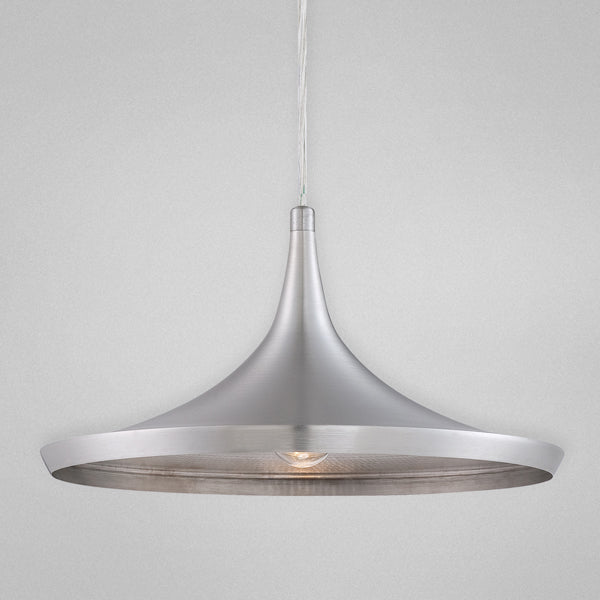Eurofase 20439-040 One Light Pendant, Brushed Nickel