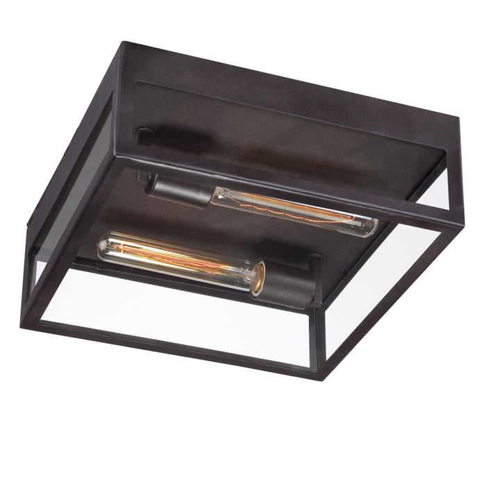 Eurofase 25604-016 Two Light Outdoor Flush/Sconce, Bronze