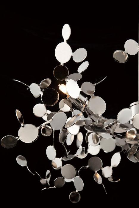 Eurofase 25623-017 Five Light Pendant, Polished Nickel