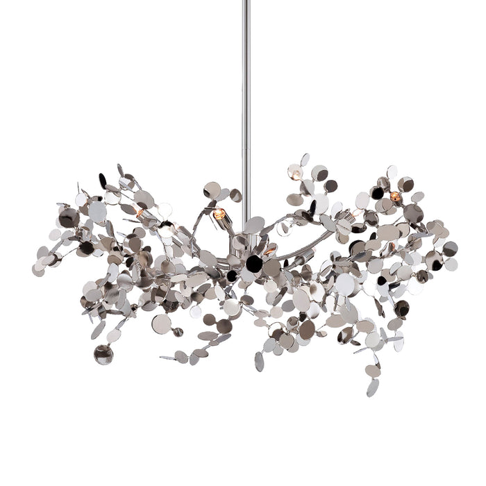 Eurofase 25623-017 Five Light Pendant, Polished Nickel