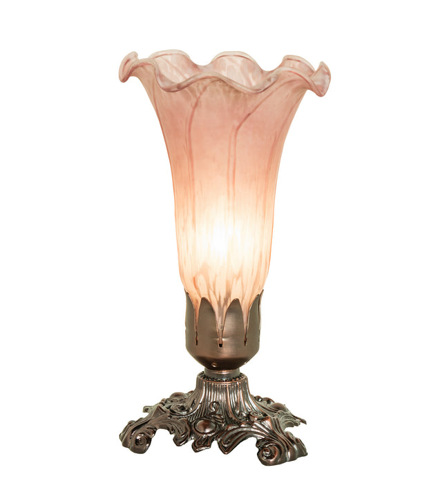 Meyda Tiffany 11241 One Light Accent Lamp, Mahogany Bronze