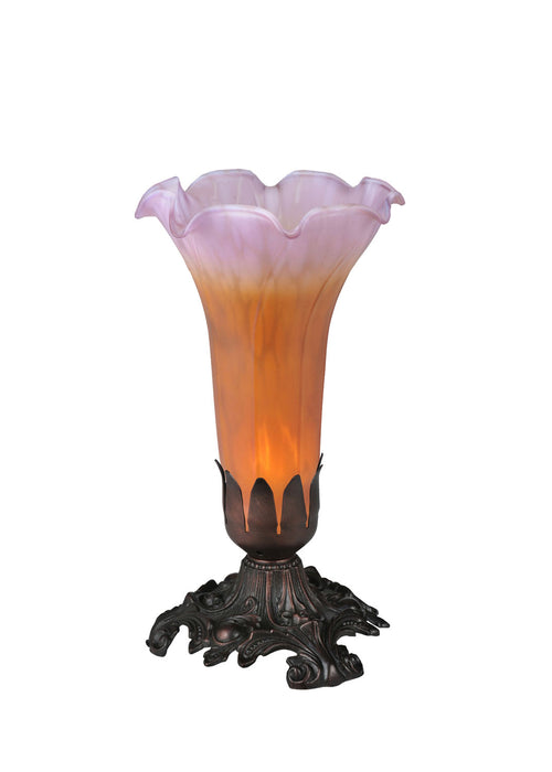 Meyda Tiffany 11295 One Light Accent Lamp, Mahogany Bronze