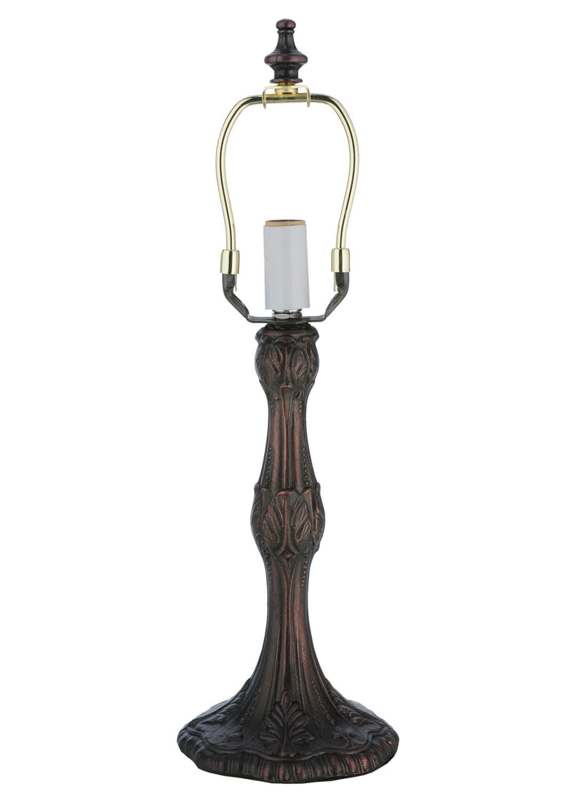 Meyda Tiffany 11321 One Light Table Base, Mahogany Bronze