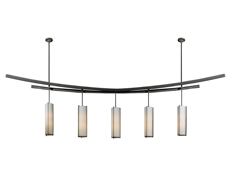 Meyda Tiffany 115756 16 Light Oblong Pendant, Oil Rubbed Bronze