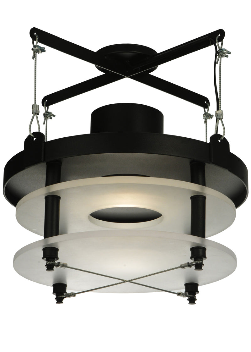 Meyda Tiffany 115998 One Light Pendant, Antique Brass