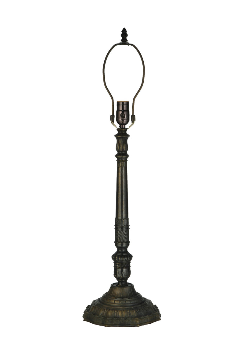 Meyda Tiffany 11668 One Light Table Base, Rust