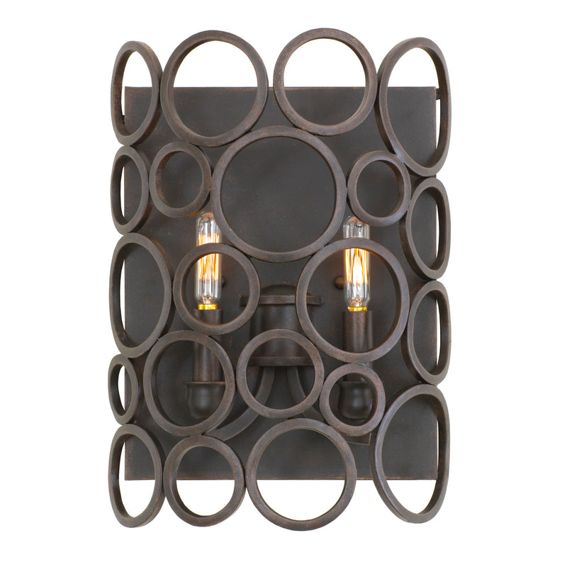 Kalco 2763HB Two Light Wall Sconce, Heirloom Bronze