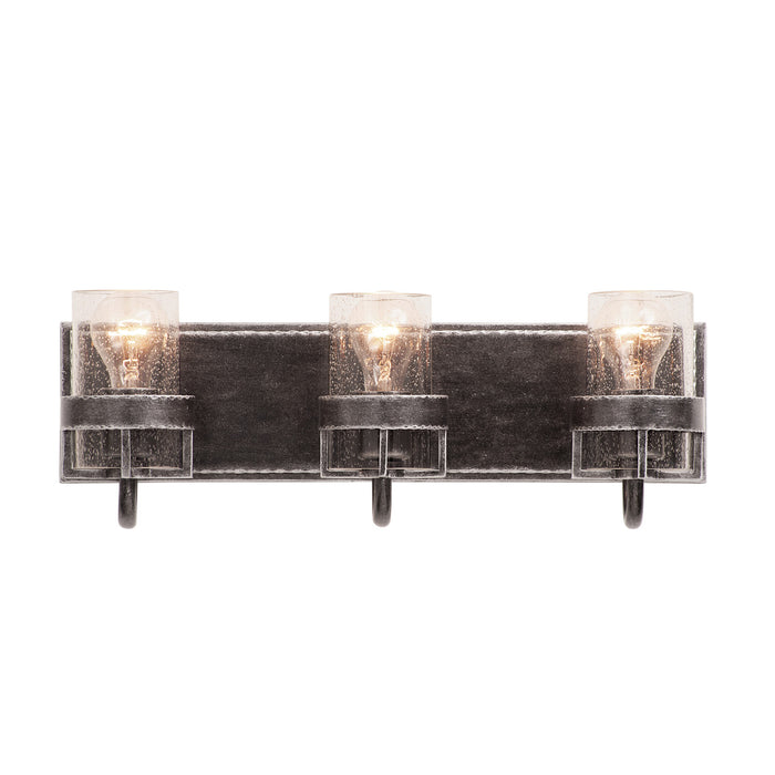 Kalco 2893VI Three Light Bath, Vintage Iron