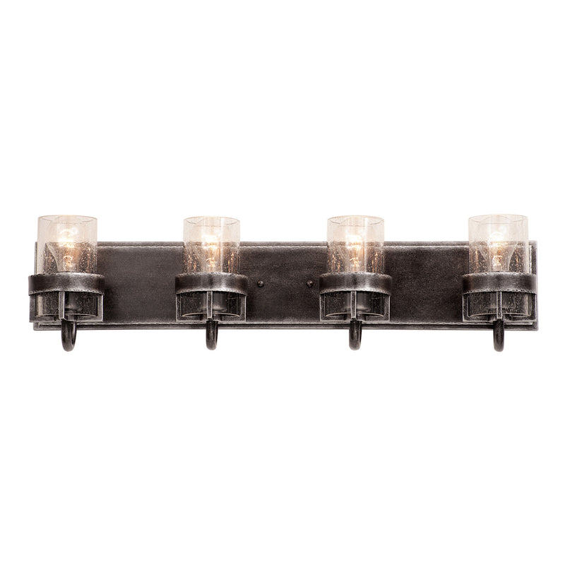 Kalco 2894VI Four Light Bath, Vintage Iron