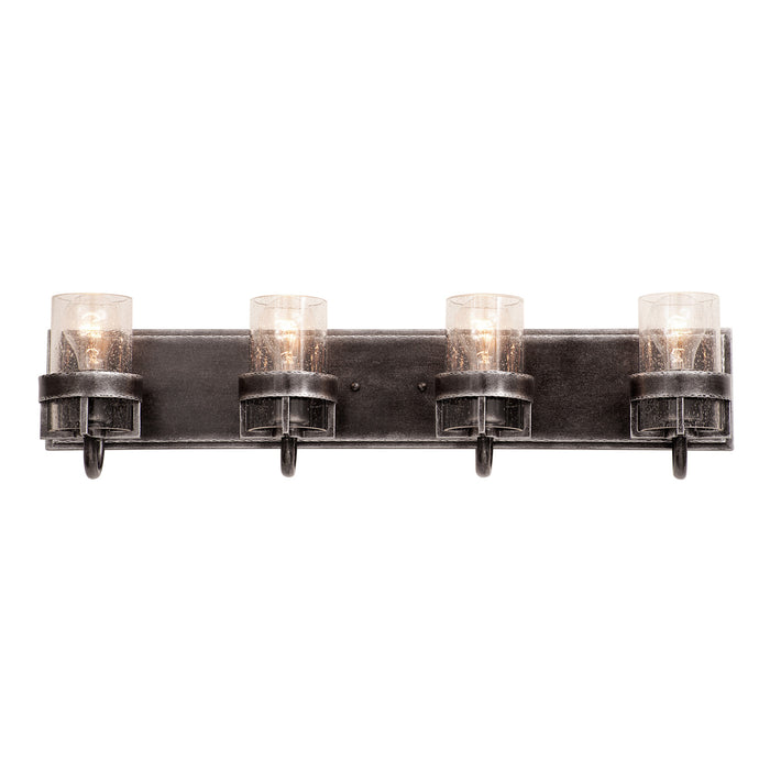 Kalco 2894VI Four Light Bath, Vintage Iron
