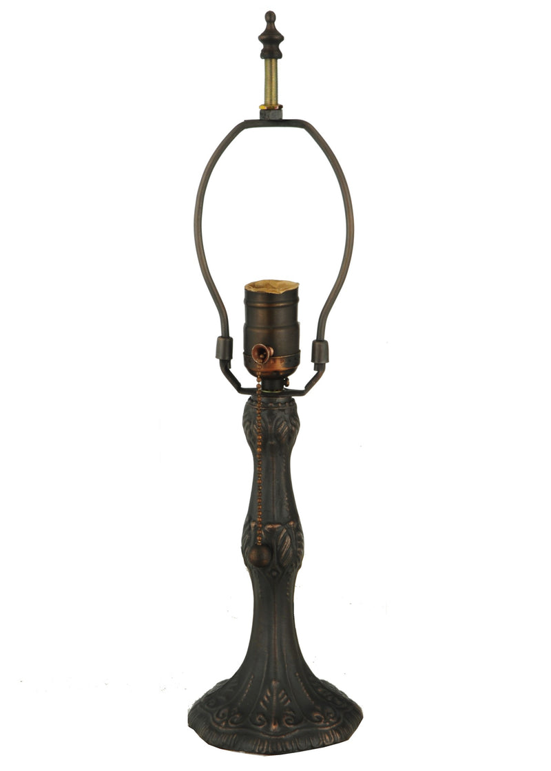 Meyda Tiffany 10084 One Light Table Base, Mahogany Bronze