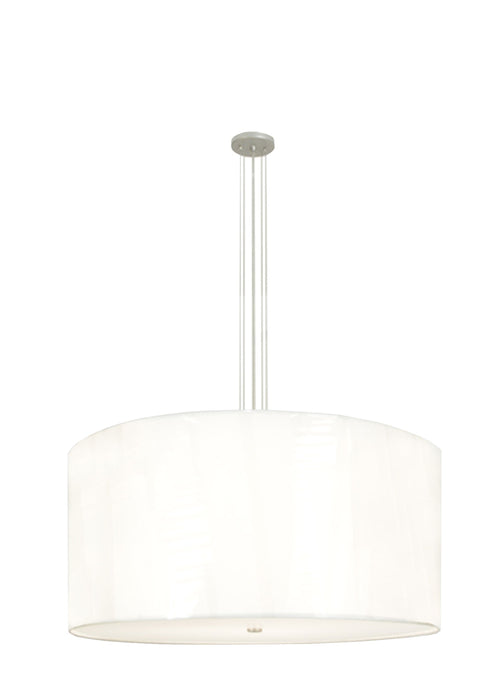 Meyda Tiffany 122398 Four Light Pendant, Satin Nickel