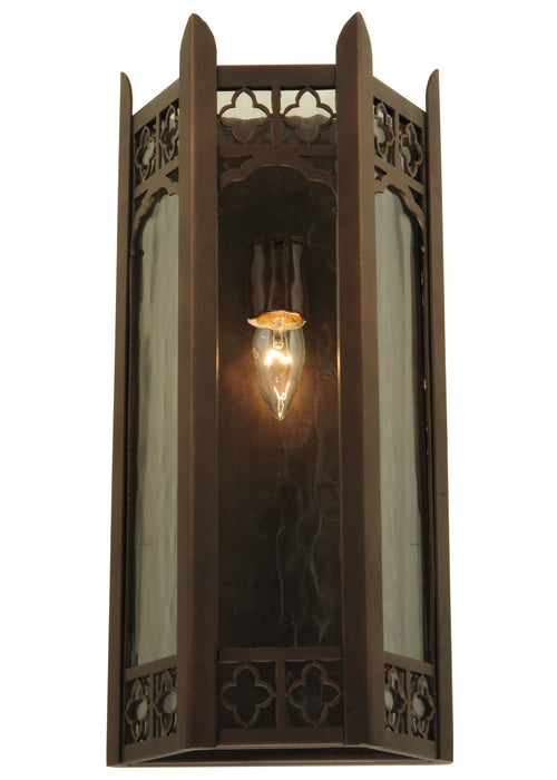Meyda Tiffany 122602 One Light Wall Sconce, Mahogany Bronze