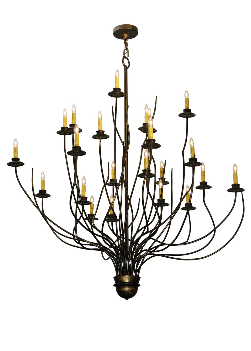 Meyda Tiffany 123017 22 Light Chandelier, Antique Copper