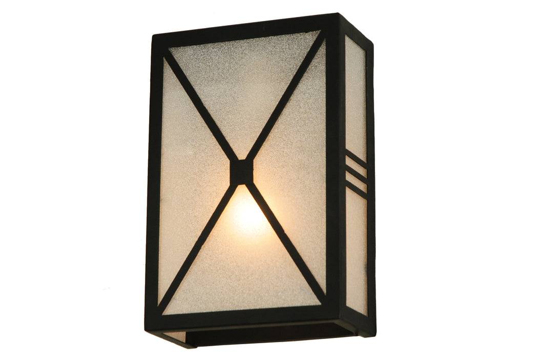 Meyda Tiffany 123381 One Light Wall Sconce, Blackwash