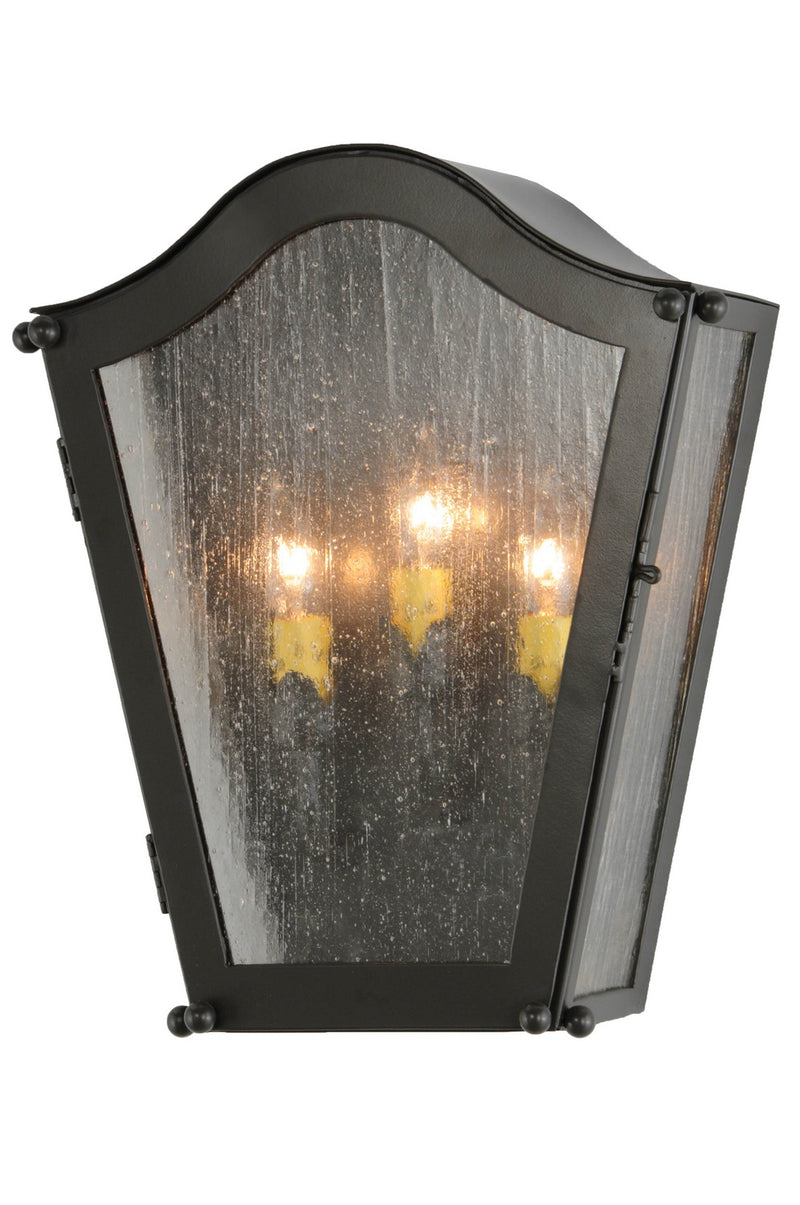Meyda Tiffany 117411 Three Light Wall Sconce, Timeless Bronze